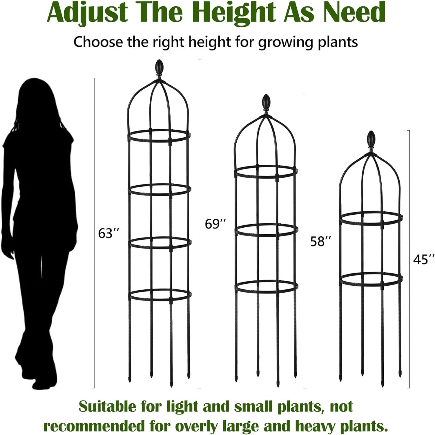 Durable 6ft Climbing Plant Trellis - Easy Installation for Indoor & Outdoor