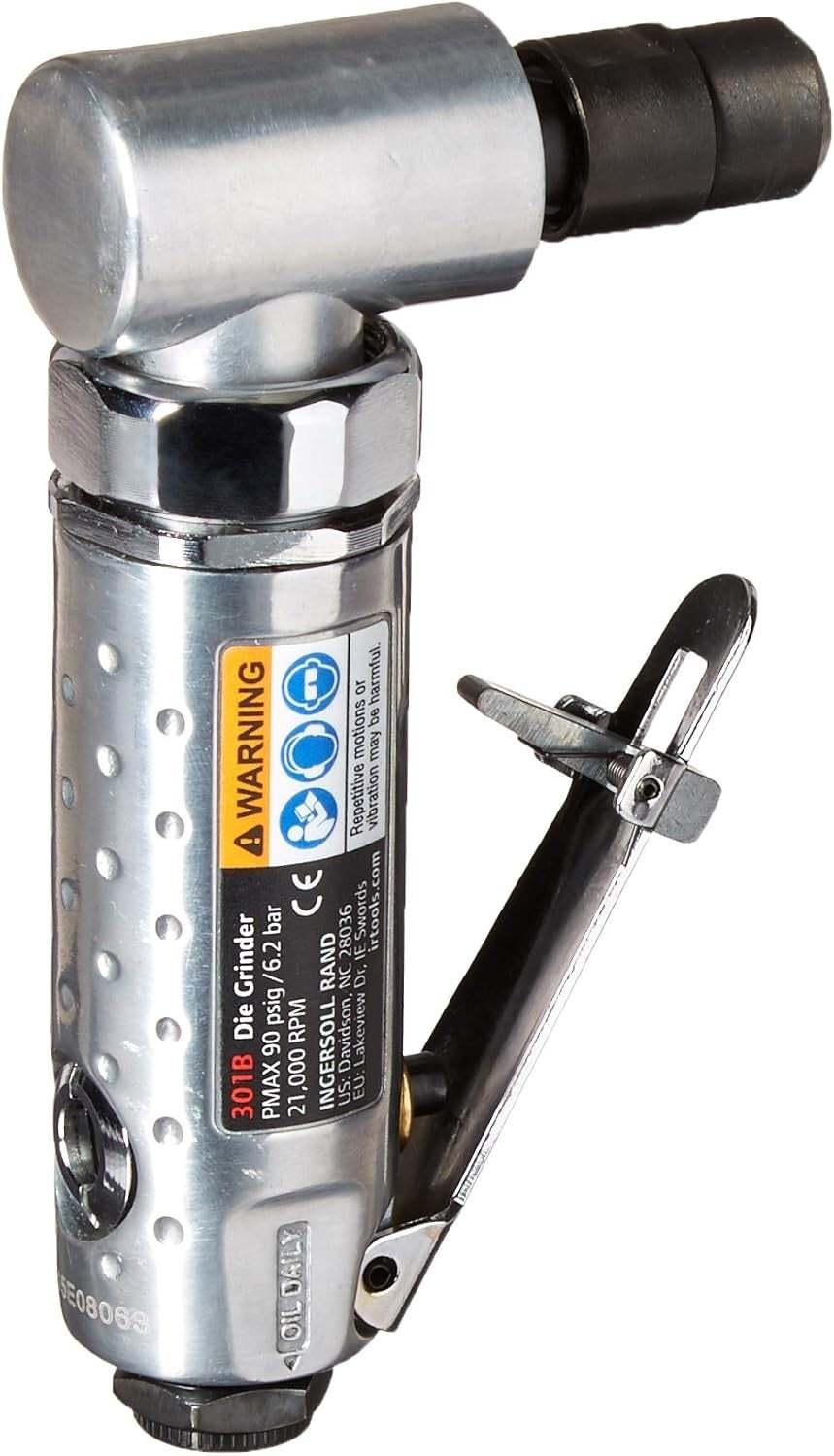 Durable 1/4-Inch Angle Die Grinder Kit with 21,000 RPM Speed and Accessories