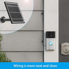 Load image into Gallery viewer, Durable Solar Panel Compatible with Ring Video Doorbell 1 - 16ft Cable Included