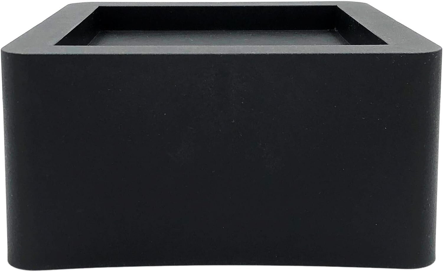 Black Heavy-Duty Bed Risers, 3-Inches of Storage & Support for Any Furniture