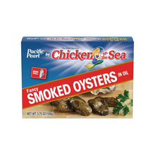 Load image into Gallery viewer, Gourmet Smoked Oysters in Oil (24 Cans, 3.75 oz Each) - Indulgent &amp; Healthy