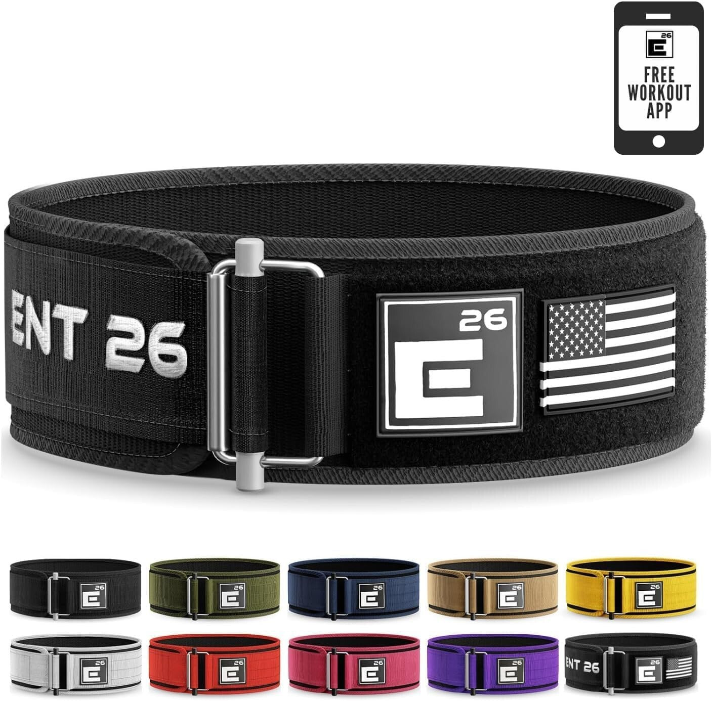 Durable Self-Locking Weight Lifting Belt - Ultimate Safety for Serious Athletes