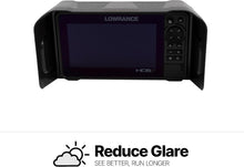 Load image into Gallery viewer, Visor Sun Shade for Lowrance GPS: Easy Install Anti-Glare &amp; Protective Design