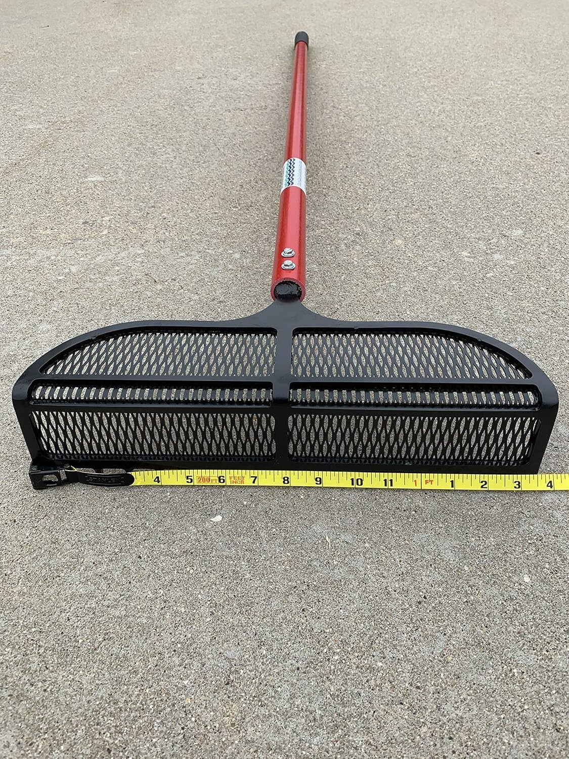 Effortless Cleanup Beach Rake for Safe Family Enjoyment - 60" Handle Made in USA