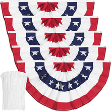 Load image into Gallery viewer, UV-Resistant 3x6 FT American Bunting Flag - Perfect for Memorial Day Festivities