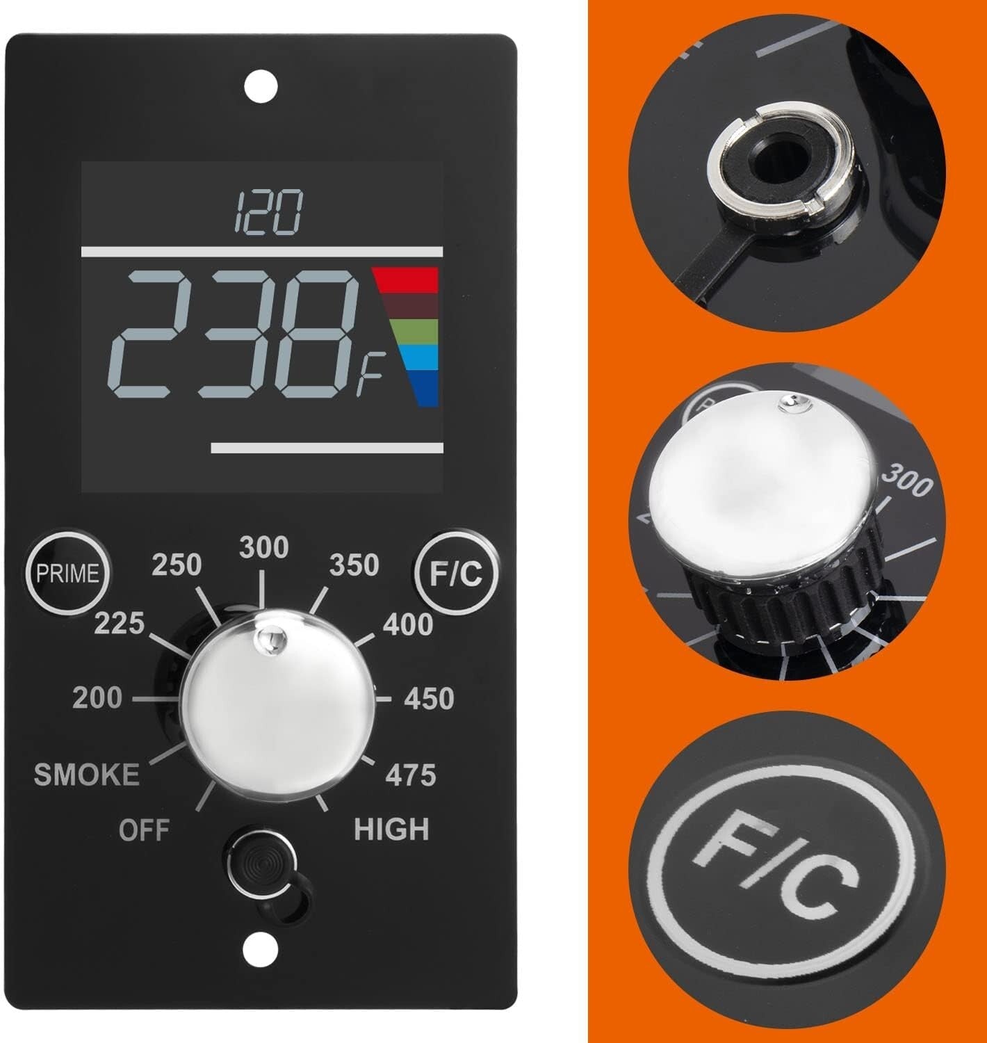 Easy-Install Digital Thermostat with LED for Pit Boss Pellet Grill Innovation