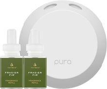 Load image into Gallery viewer, Pack of 2 Frasier Fir Pura Smart Diffuser Refills - 350 Hours of Luxury Aroma