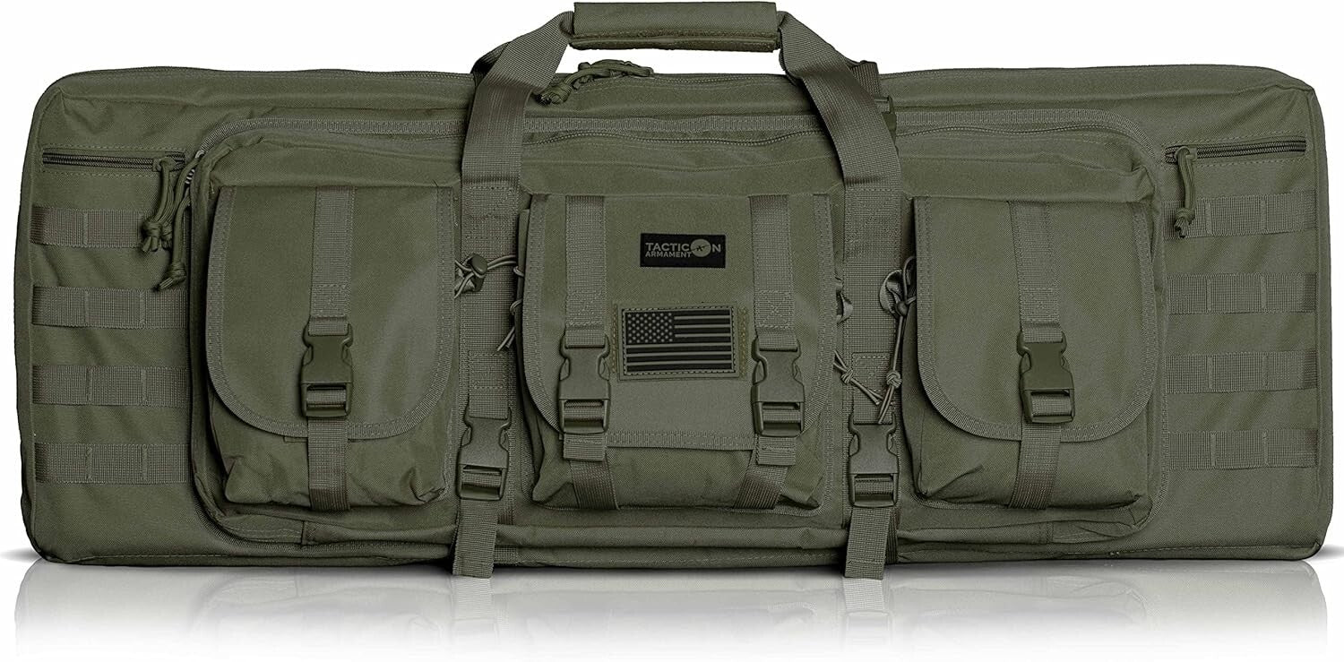 Veteran-Owned Tactical 42-Inch Double Rifle Case - Ultimate Firearm Protection