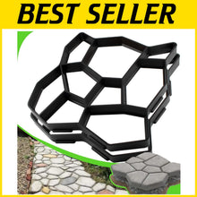 Load image into Gallery viewer, Irregular Hexagonal Stepping Stone Moulds - 2-Pack for Unique Outdoor Pathways