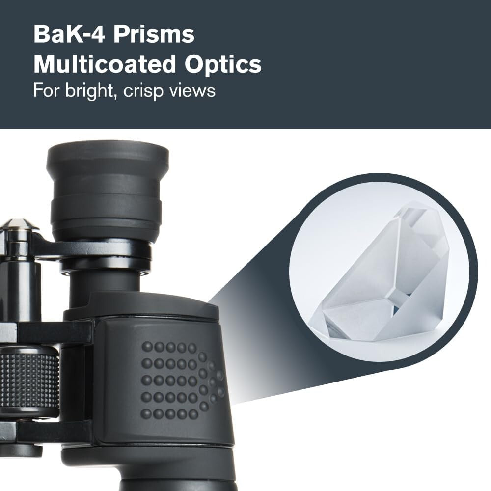 Ergonomic 15-35x70 Zoom Binoculars – Ideal for Nature Observations & Stargazing