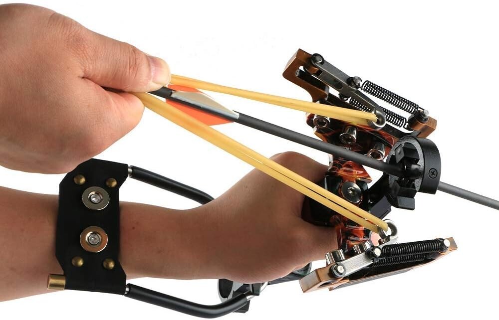Premium Slingshot with LED Bracket - Ideal for Outdoor Hunting and Competition
