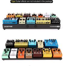 Load image into Gallery viewer, Aluminum Guitar Pedal Board 27.5''x12.5'' for Musicians - Ergonomic and Portable