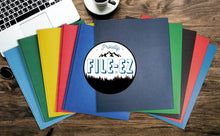 Load image into Gallery viewer, 125-Pack Dark Blue Two-Pocket Folders - Textured Matte, Ideal for Home &amp; School