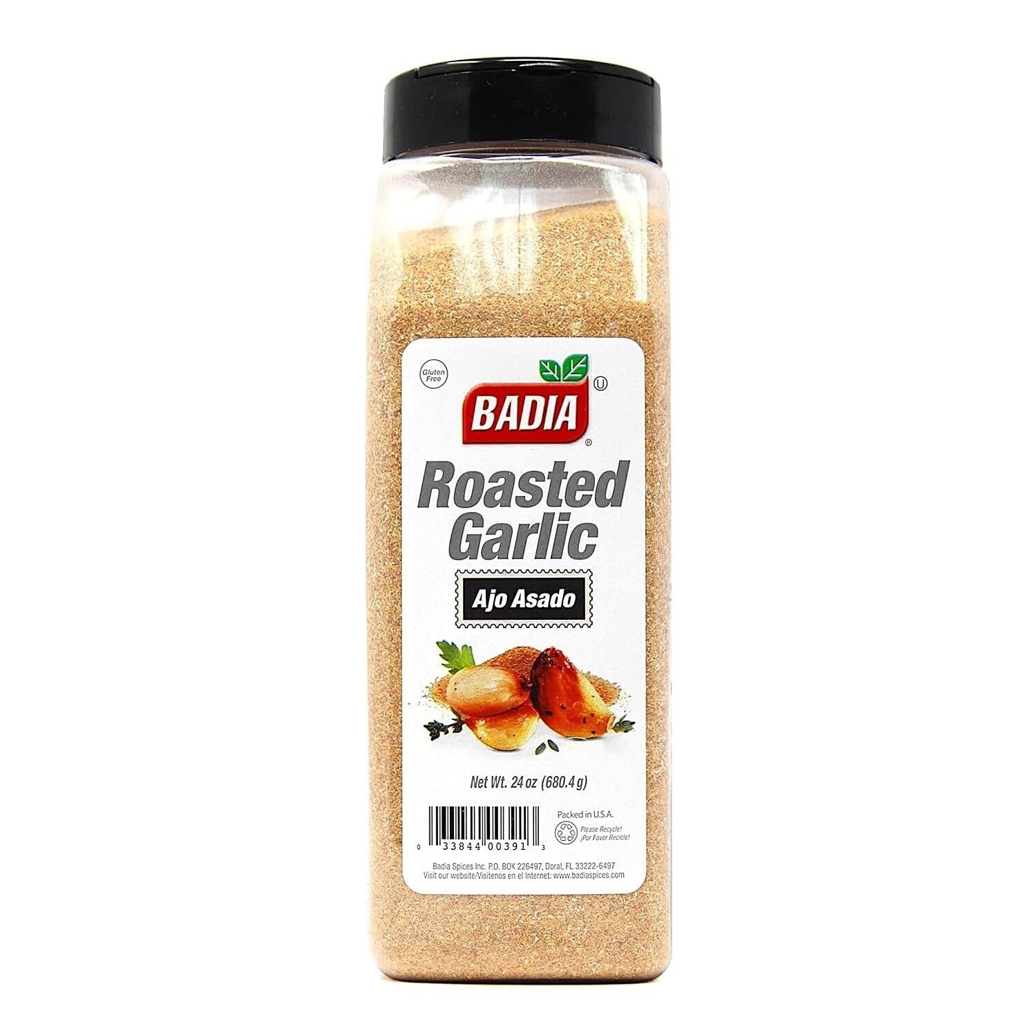Authentic 24-Ounce Roasted Garlic Powder - 6 Pack for Home Chefs & Foodservice