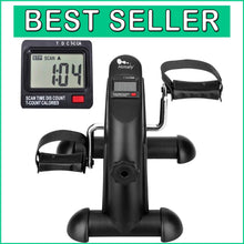 Load image into Gallery viewer, Portable Under Desk Bike Pedal Exerciser with Adjustable Resistance &amp; LCD Screen