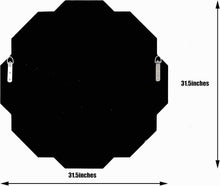 Load image into Gallery viewer, Stylish 31.5" Hexagonal Wall Mirror - Sleek Silver Finish for Elegant Homes