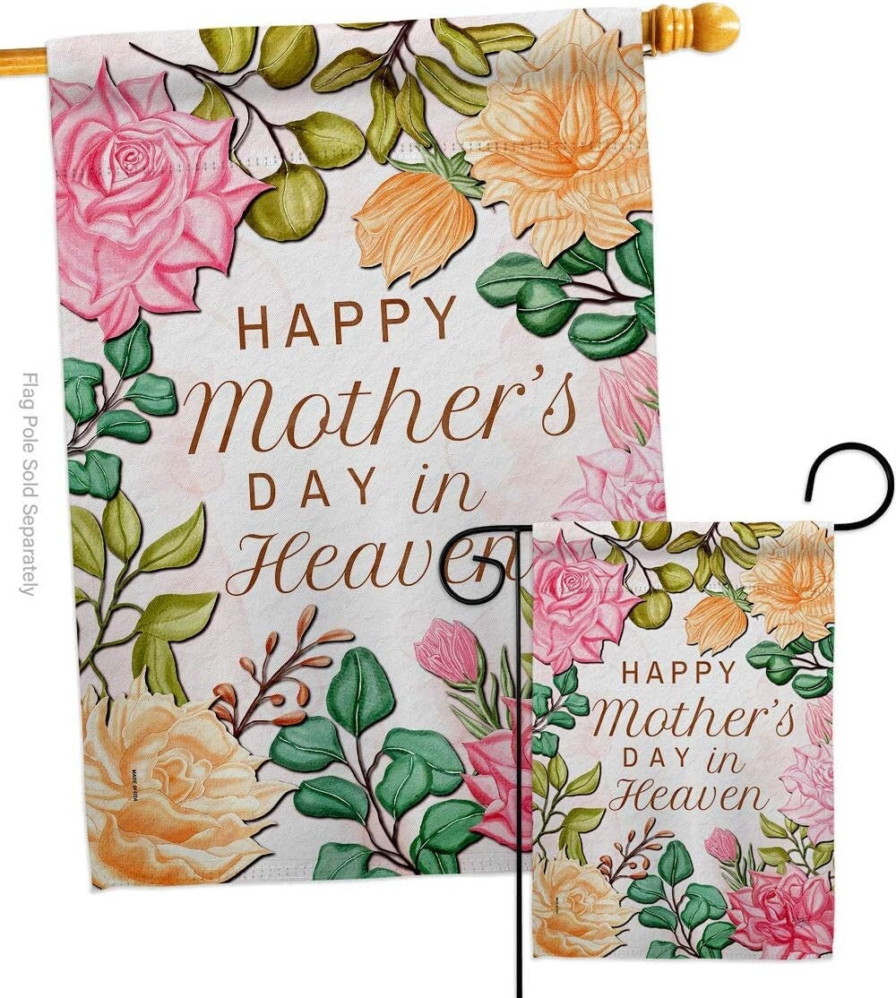Vibrant Double-Sided Mother's Day Garden Flags - Eco-friendly & Durable