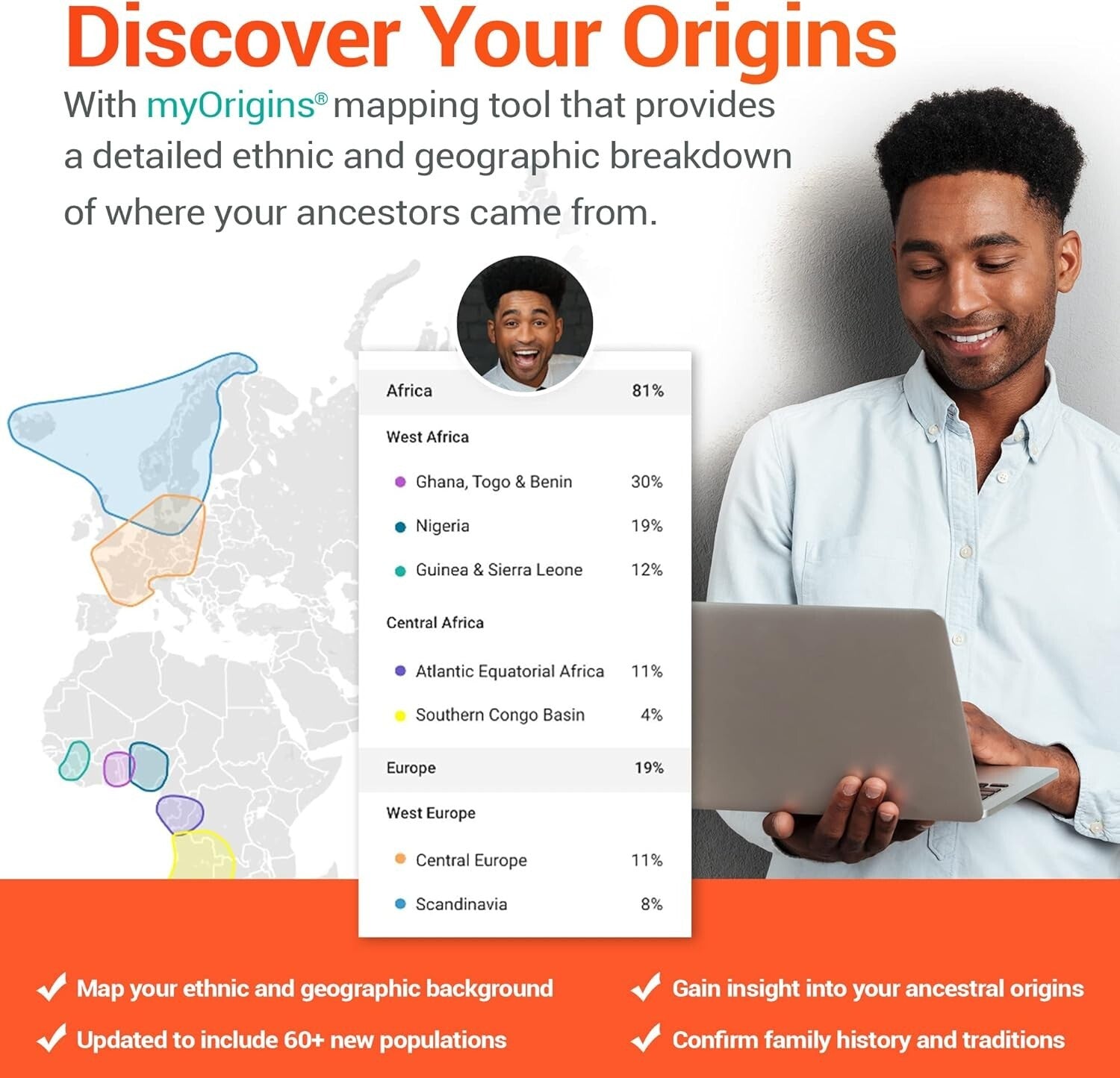 Ancestry DNA Test Kit - Discover Your Roots & Connect with Relatives Easily