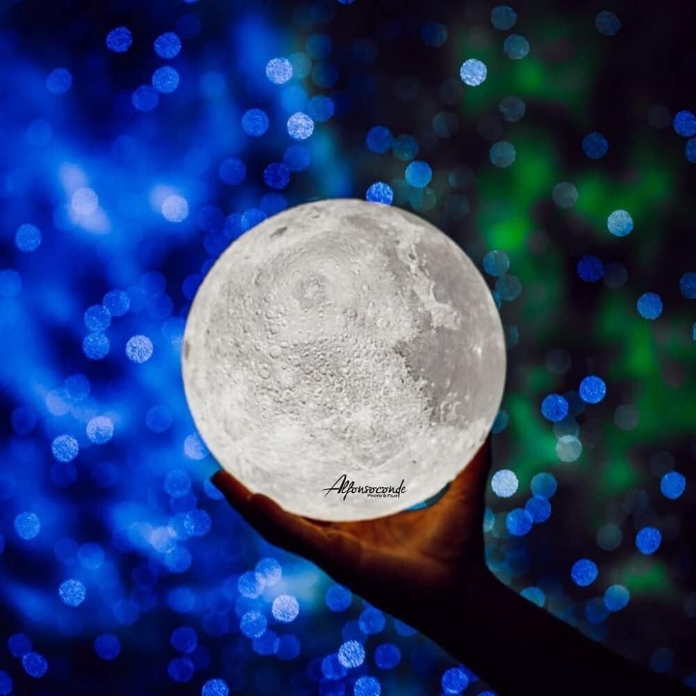 Whimsical 3D Moon Lamp with Remote Control - Ideal Gift for Teen Girls & Boys