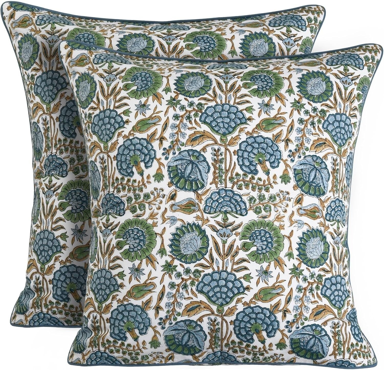 Elegant Asparagus Green Cotton Throw Pillow Covers for Chic Living Room Decor