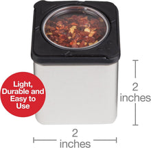 Load image into Gallery viewer, Stylish Magnetic Spice Containers - 24 Glass Jars with Easy Open Lids