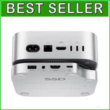 Load image into Gallery viewer, Premium Mac Mini M4 Stand with 4TB M.2 SSD Enclosure &amp; Fast Data Transfer