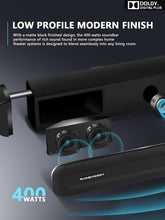 Load image into Gallery viewer, 5.1 CH Dolby Audio Sound Bar with Wireless Subwoofer &amp; Rear Speakers - Black