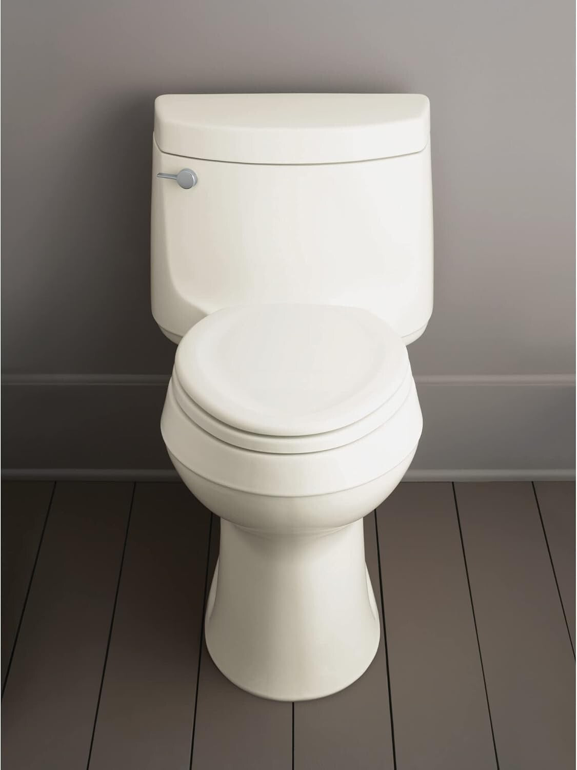 Durable White Elongated Toilet Seat with Quiet-Close Technology for Comfort