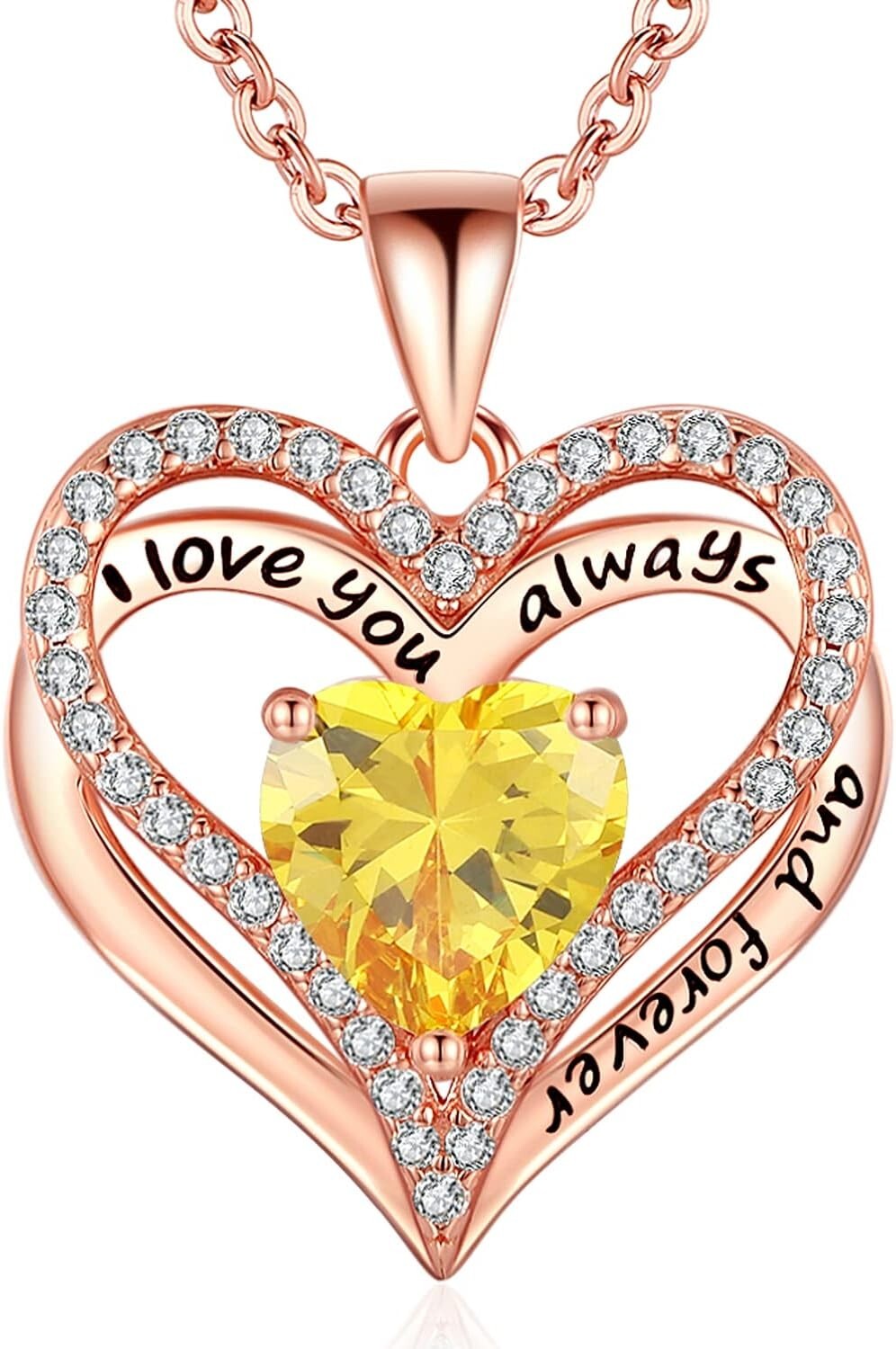 Charming S925 Sterling Silver Necklace with Heart Zirconia - Gift-Ready Design