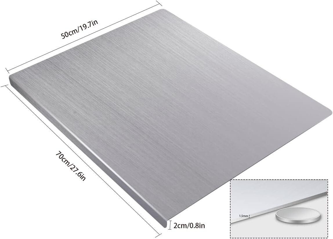 Commercial Stainless Steel Cutting Boards 50-80cm: Knife-Friendly & Long-Lasting