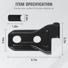 Load image into Gallery viewer, Carbon Fiber Grain Door Hinge Cover Trim for Jeep Wrangler &amp; Gladiator (8-pack)