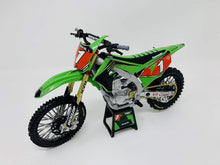 Load image into Gallery viewer, Kawasaki KX 450 Eli Tomac Diecast 1/12 Scale Motorcycle Model – Glossy Finish