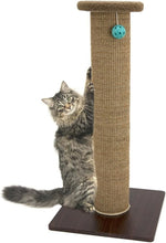 Load image into Gallery viewer, Compact 32" Tall Sisal Scratcher Post with Stable Base for Active Cats