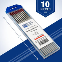 Load image into Gallery viewer, Premium 2% Thoriated Tungsten Electrodes - Ideal for All Skill Levels in Welding