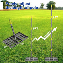 Load image into Gallery viewer, Heavy-Duty Lawn Leveling Tool with 72" Extra Long Handle for Easy Ground Care