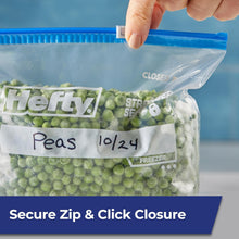 Load image into Gallery viewer, Quintessential Quart Size Slider Freezer Bags - 35 Count for Ultimate Freshness