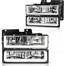 Load image into Gallery viewer, LED Headlight Assembly for 1990-1999 Chevy/GMC C/K &amp; Suburban with DRL