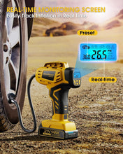 Load image into Gallery viewer, Quick-Charge Tire Inflator with 21V Battery - 160 PSI for Cars, Bikes &amp; E-Bikes