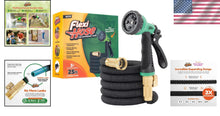 Load image into Gallery viewer, 25FT Lightweight Expandable Garden Hose with 8-Function Nozzle - No-Kink Design
