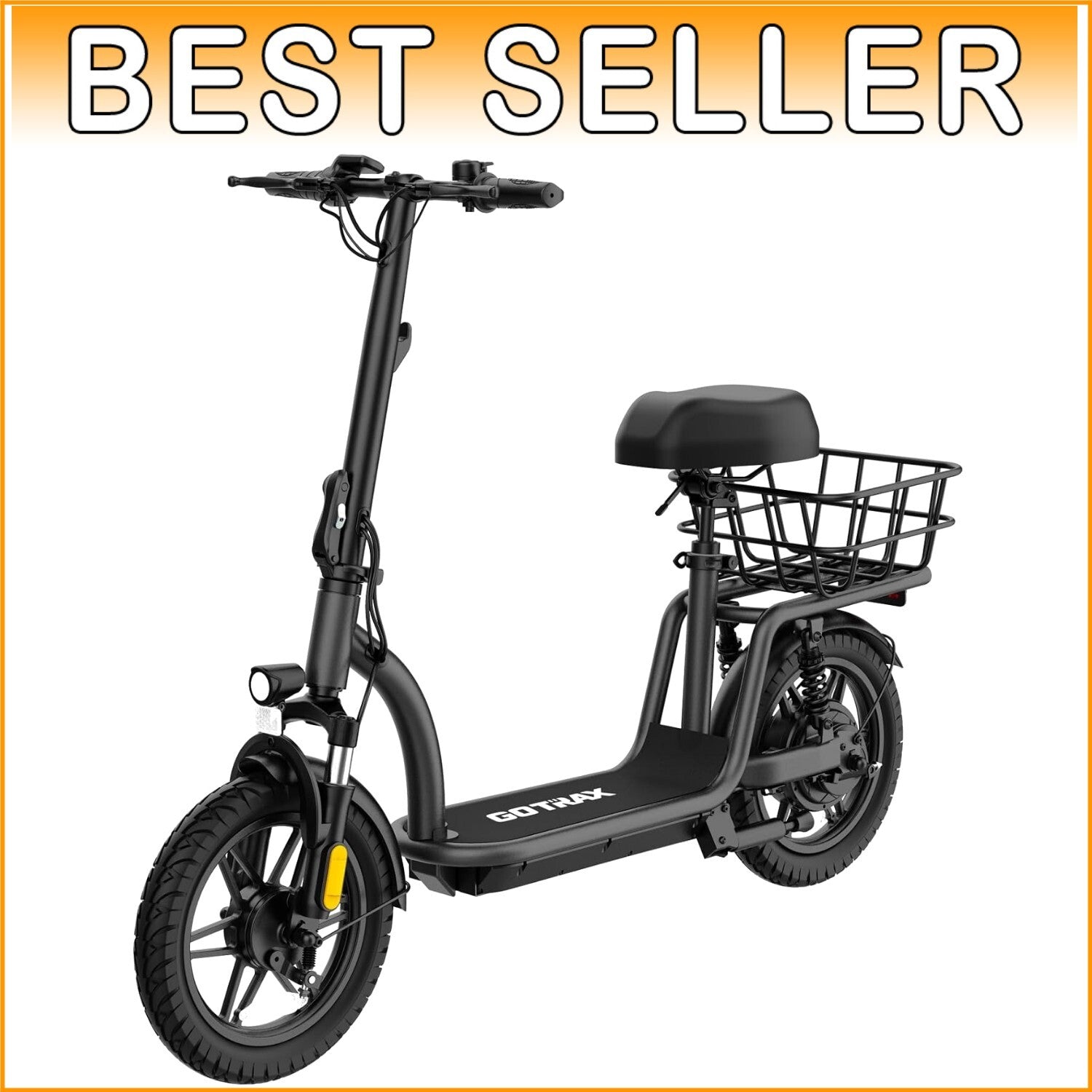 Adult Electric Commuter Scooter - Quiet Ride, Dual Drum Brakes, Wide Deck, 20mph