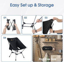 Load image into Gallery viewer, Oversized Portable Camping Chair, Lightweight with 400 lbs Capacity - Gen 3 Plus