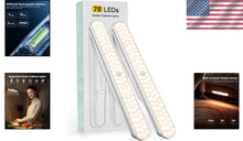 Load image into Gallery viewer, Energy-Efficient Motion Sensor Lights - 78 LEDs for Easy Indoor Illumination