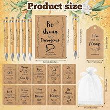 Load image into Gallery viewer, Inspirational Bible Verse Set: 200-Pcs Journals, Pens &amp; Gifts for All Occasions