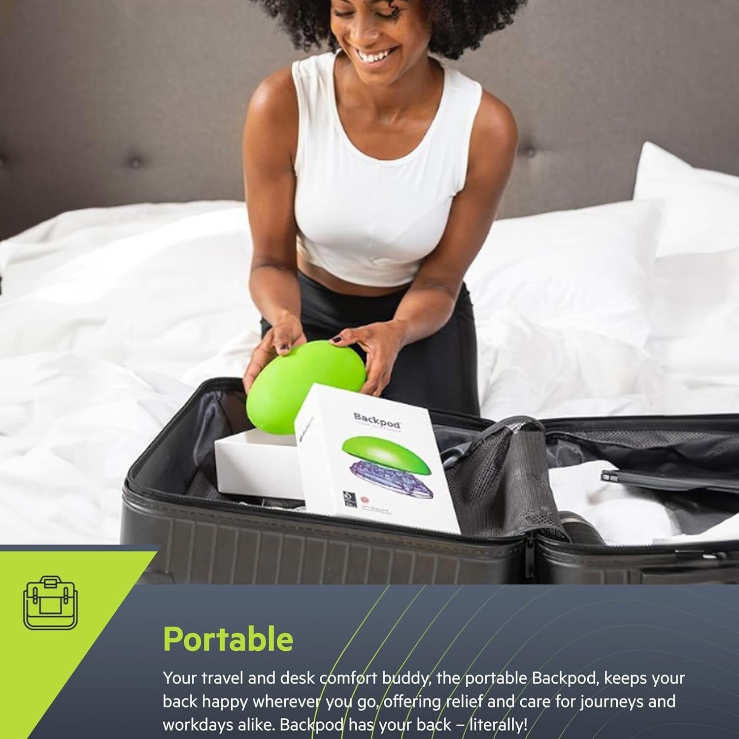 Premium Back Pain Relief Device for Tietze Syndrome & Thoracic Health - Compact