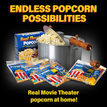 Load image into Gallery viewer, Movie Night Essential: Whirley Pop Silver 6-Quart Gourmet Popcorn Popper