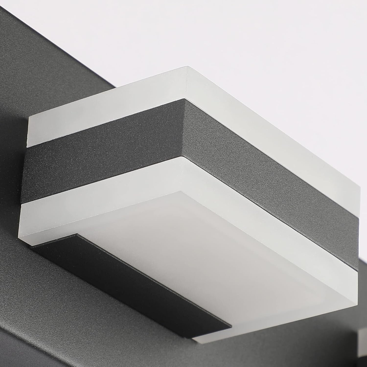 Elegant Matt Black LED Bathroom Vanity Light with 3 Lights - Easy Installation