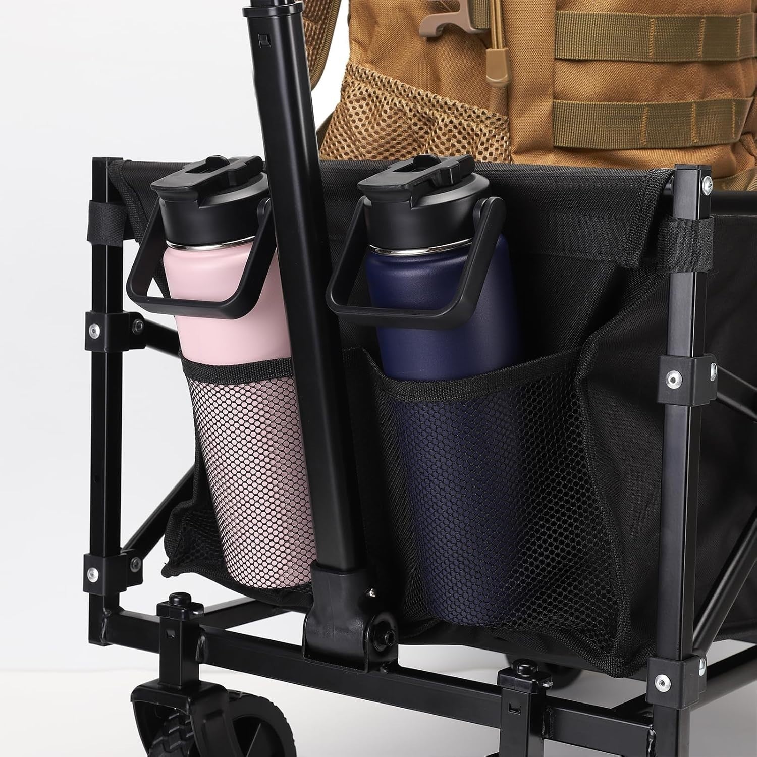 Effortless Transport Folding Wagon Cart - Perfect for Outdoor Activities