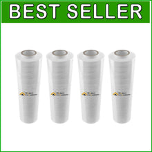 Load image into Gallery viewer, 15 Inch Clear Furniture Wrap - 4 Rolls, Perfect for Moving and Securing Goods