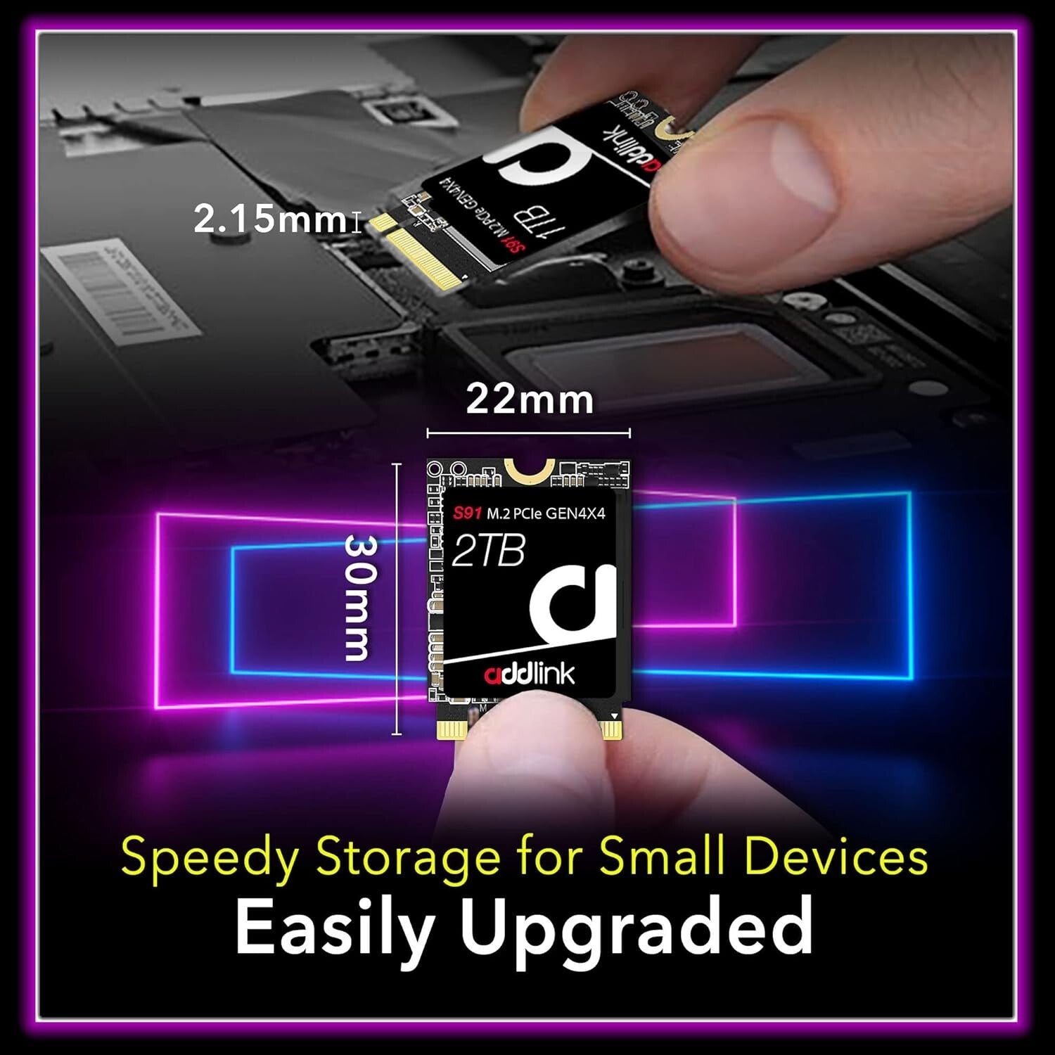 New 2TB 3D NAND SSD - M.2 2230 High-Speed Storage for Laptops & Gaming Consoles