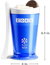 Load image into Gallery viewer, 2 x 8-Ounce Slushy Cups with Innovative Spoons for Custom Flavor Creations